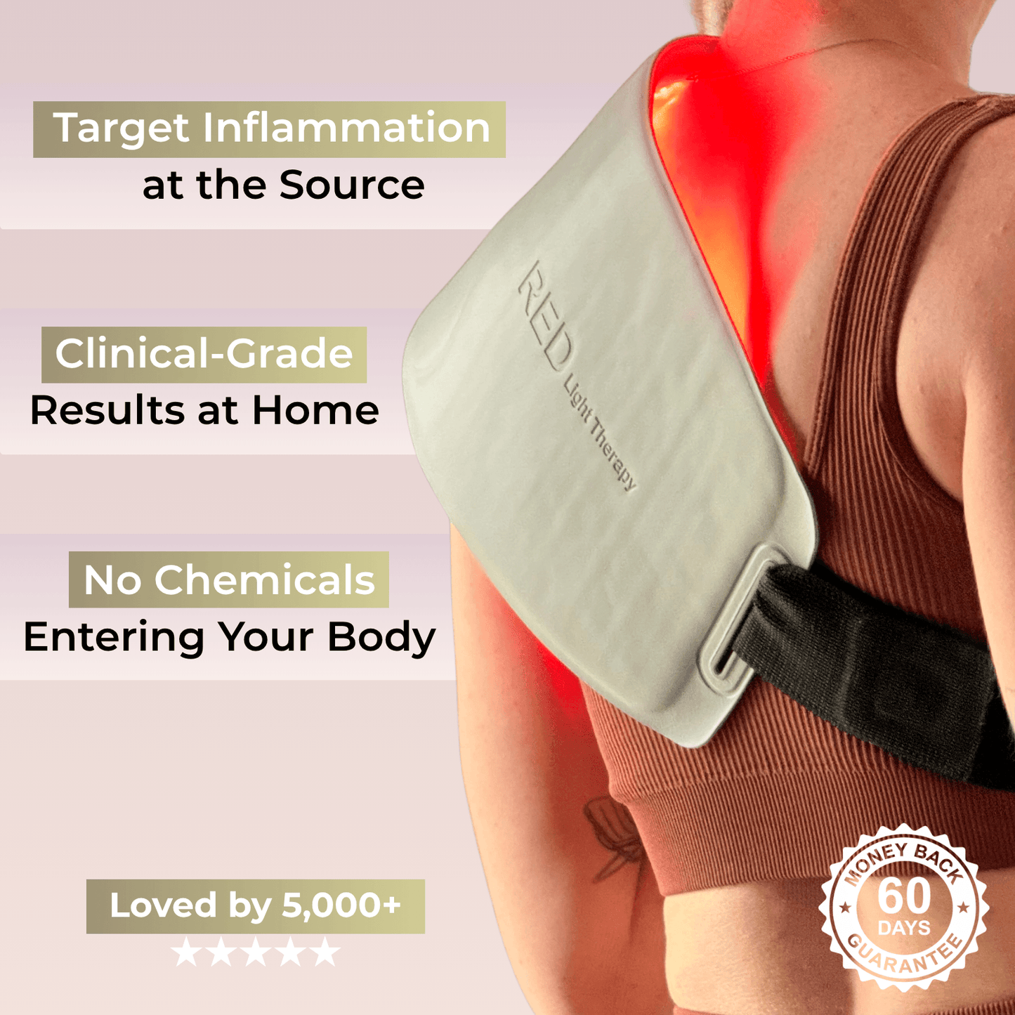 LumiVive™ RED Light Therapy Recovery Band