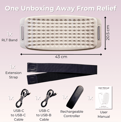 LumiVive™ RED Light Therapy Recovery Band